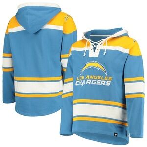 NFL Los Angeles Chargers Lace-Up Hoodie | Size Small | Worn Once